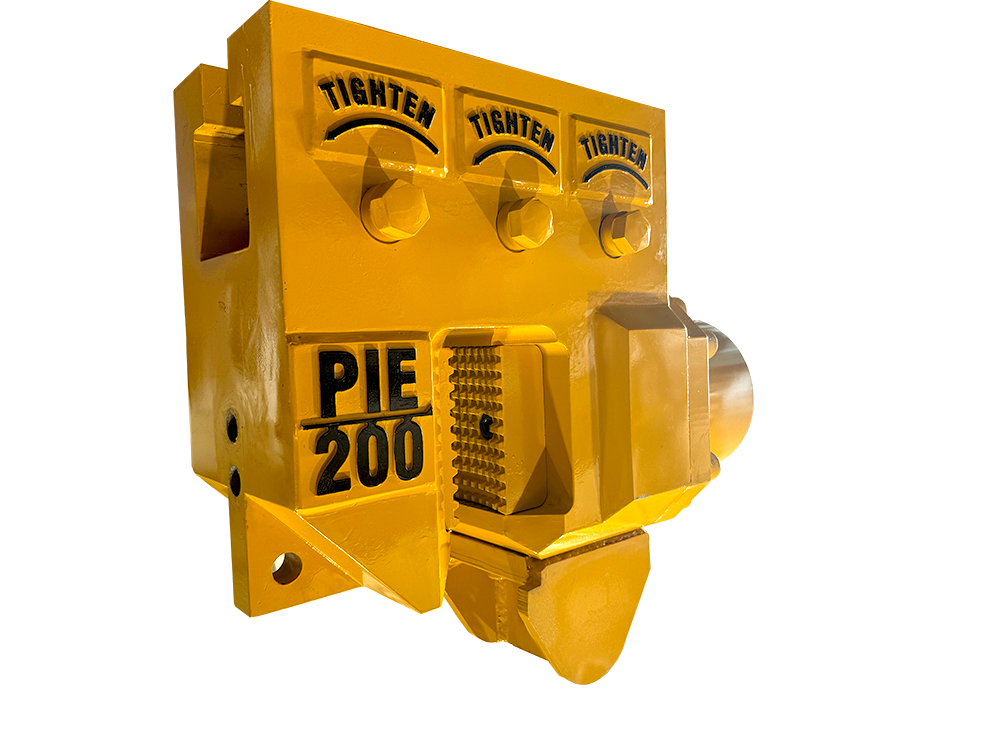 PIE 200 forged vibratory hammer caisson clamp