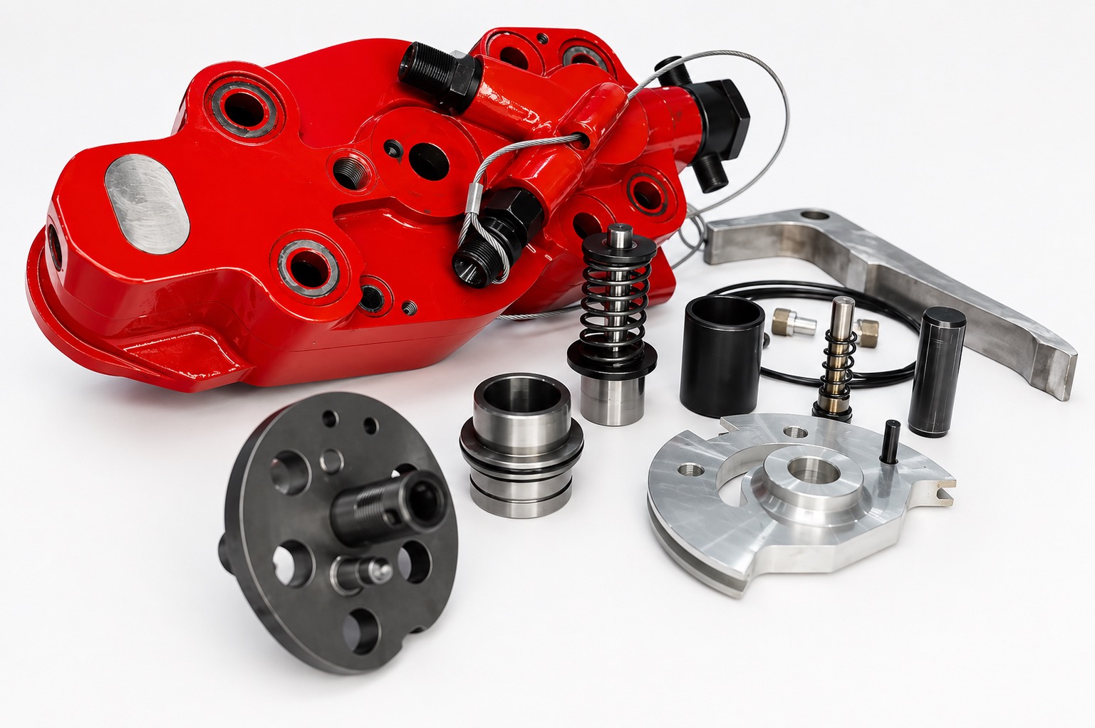 Pile driving replacement parts and hydraulic components