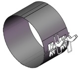 Piston ring fitting band complete